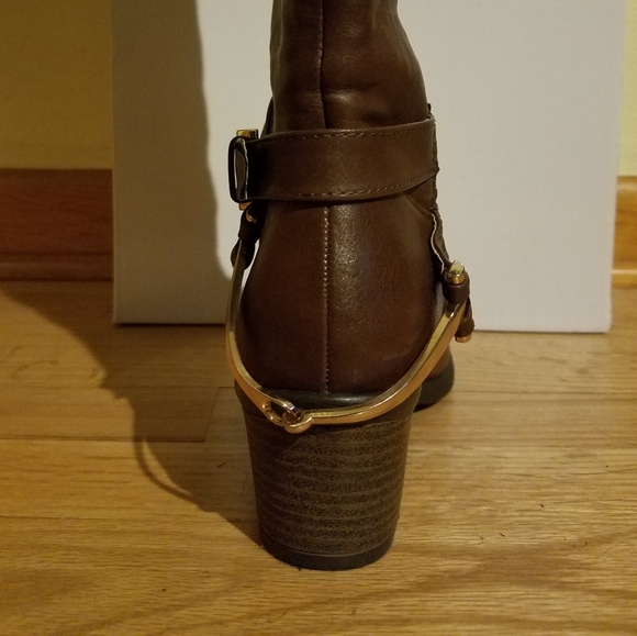 NWB Venus Tall Riding Equestrian Style Boots, Brown, Size 6 - Picture 9 of 10